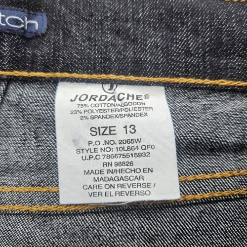 Jordache Jeans Women’s 14 (32x32) Blue Denim Bootcut Dark Wash Stretch NWT - Picture 12 of 13