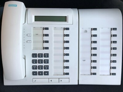 Optiset E Advance Plus mit Keymodul Warmgrau Siemens Hicom Hipath Rechnung Mwst