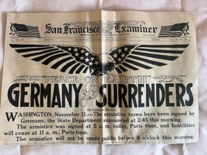Vintage Newspaper Headlines Reproduction Collectable, Frameable, Set Props