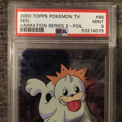 #86 Seel Foil Topps TV Animation Series 2 Holo Pokémon Tarjeta PSA 9 COMO NUEVA - Imagen 2 de 3