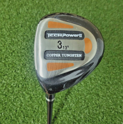 Tech Power II 3 Wood Left-Handed LH / Senior Graphite ~43.5'' / NEW GRIP / jd6480