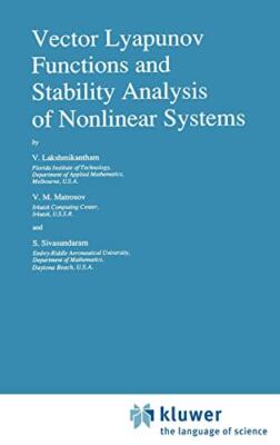 Vector Lyapunov Functions and Stability Analysi, Lakshmikantham, Matrosov, S-,