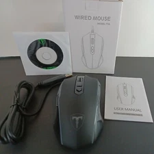 Easterntimes Tech..T-16 Wired Gaming Mouse..New Open Box #K