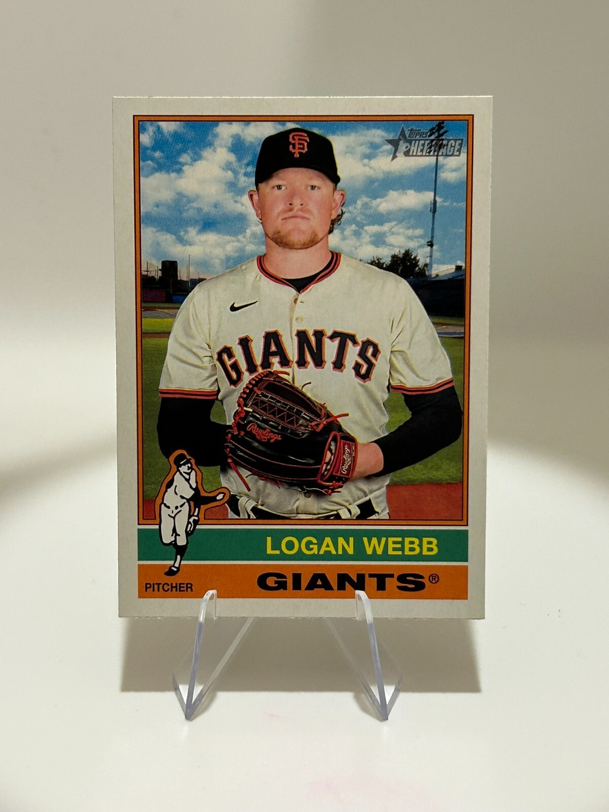 Logan Webb SF Giants Topps 2025 Heritage SP 423