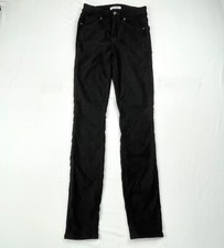 Good American Good Legs Black Velour High Rise Skinny Pant Womens 2/26