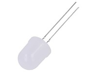 2X OSM54KA132A Led 10Mm Warmweiß 8400-10000Mcd 30° Front: GewöLbt Rund 3000K Opt