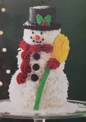 William Sonoma Nordic Ware Snowman Mold 3D Cast Aluminum Gray Holiday Winter NEW