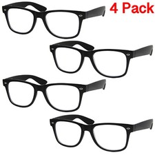 4 Pack LOT Reading Glasses Men Women Glasses Readers Classic Style ALL POWERS
