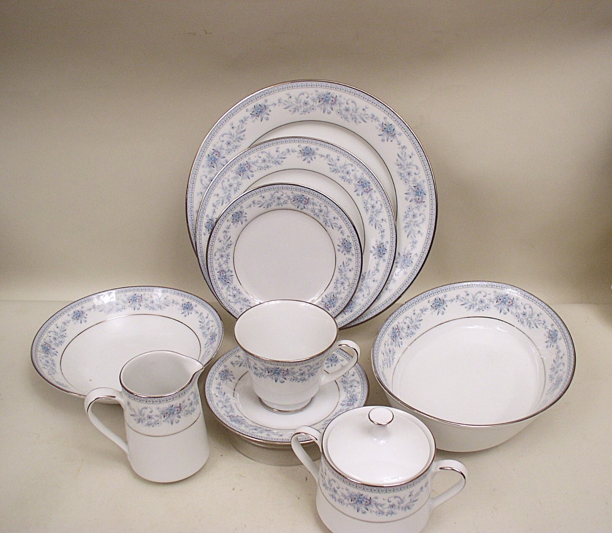 Dinner Plate Noritake Blue Hill Dishes Dinner Plate Noritake Blue