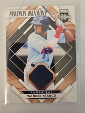Wander Franco Prospect Materials 2020 Panini Elite Extra Edition Baseball