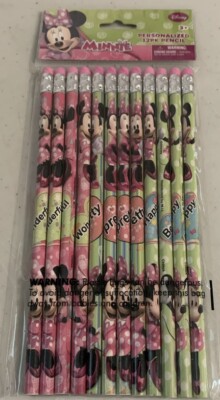 Disney Minnie Bowtique 12pk Pencils. School Supplies Easter Basket