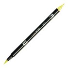 Tombow Dual End Brush & Fine Pen Pale Yellow 062 Arts Crafts Write ...