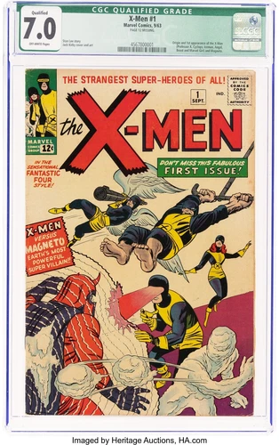 1963 Marvel Comics X-Men 1 CGC 7.0. Origin and 1st Appearance - Picture 1 of 2
