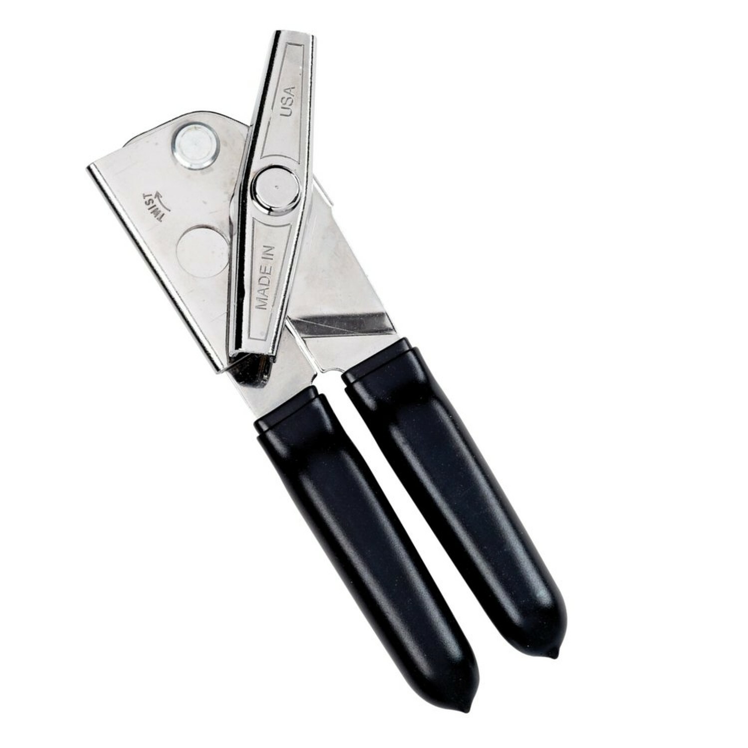 EZ-DUZ-IT Made in America Model 89 Black Cushioned Handle Can Opener