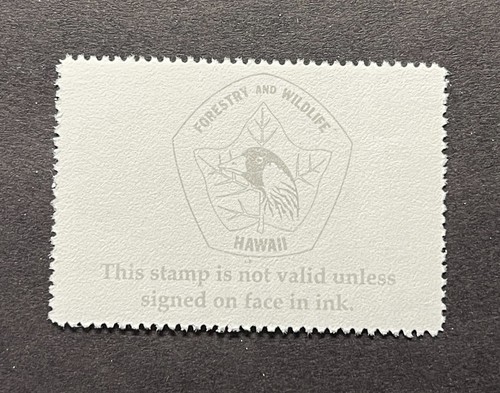 WTDstamps - 1997 HAWAII - LotP - State Duck Stamp - Mint OG NH - Picture 2 of 2