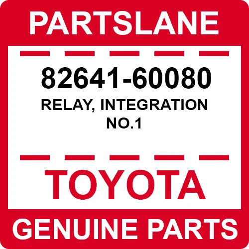 丰田 4Runner 雷克萨斯 GX460 原始设备制造商正版集成继电器 82641-60080 — 第 2/4 张图片