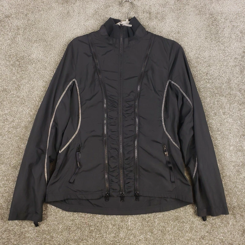 mpg convertible 3 zip running thumbhole windbreaker jacket