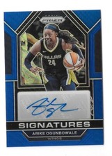 2023 PANINI PRIZM WNBA SG-AKO ARIKE OGUNBOWWALE AUTO 33/49 SIGNATURES BLUE PRIZM