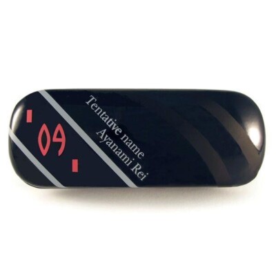 Evangelion  Q version tentative name: rape plug suit pattern Glasses Case black