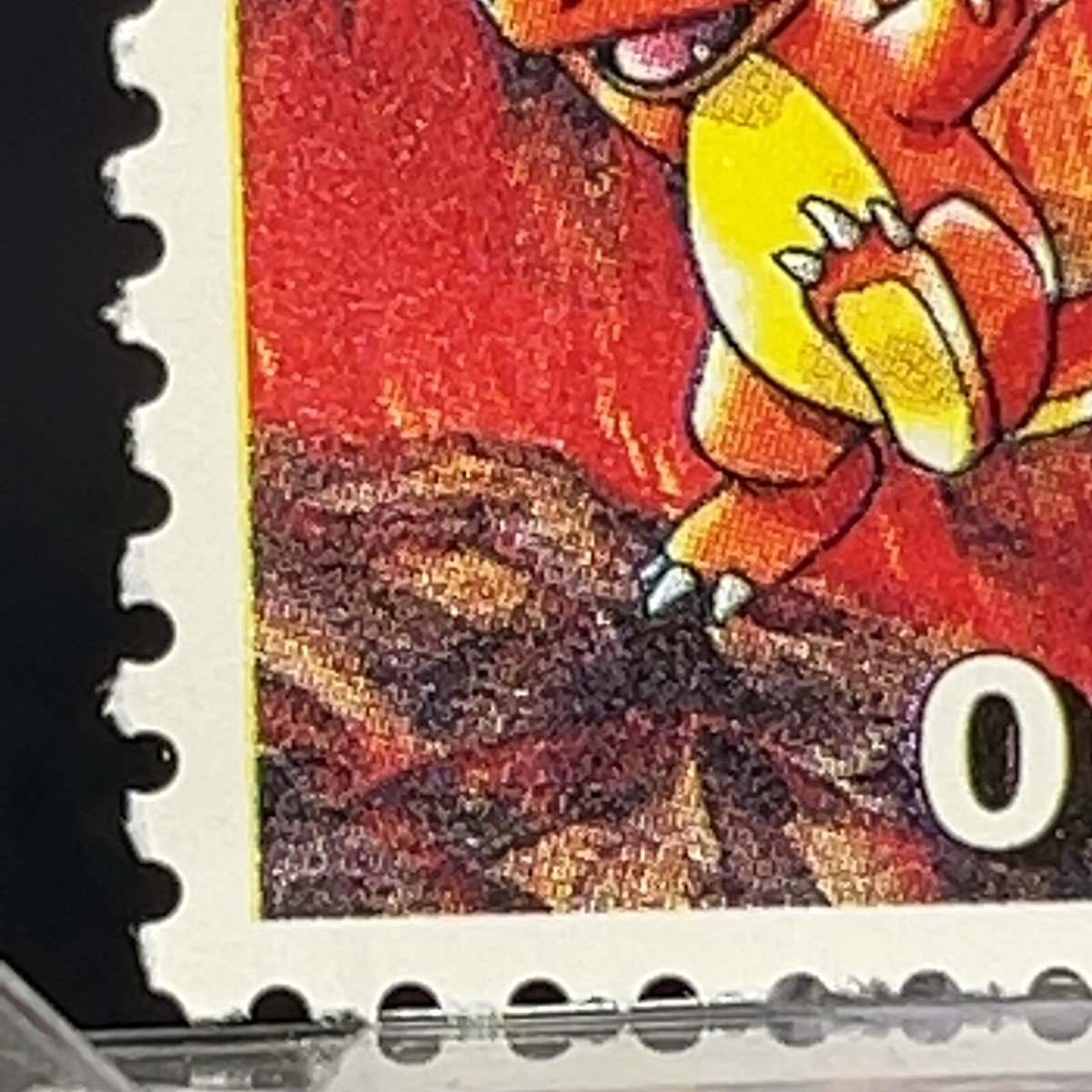 Charmander Pokemon Postage Stamp Card old 1998 CCG Shogakukan