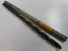 43/64" x 14" OVERALL LENGTH EXTRA LONG DRILL BIT #2 MORSE TAPER SHANK