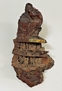 Clay Sculpture of Anasazi Face of the Ancients by C G Blaney