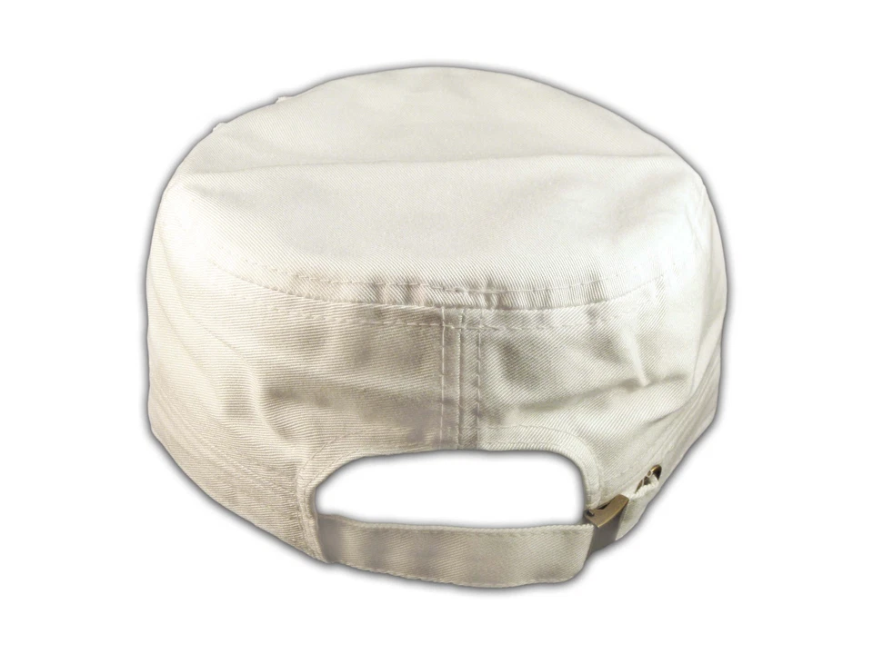 Рок-гитара на белой кадетской крышке с винтажным состаренным козырьком - Изображение 4 из 4