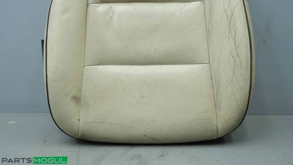 Hyundai Equus 2014 cojín de asiento inferior del lado del conductor delantero izquierdo bronceado OEM Foto 3 de 4