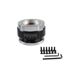 Black MOMO  Steering Wheel Quick Release Hub Adapter Snap Boss Kit