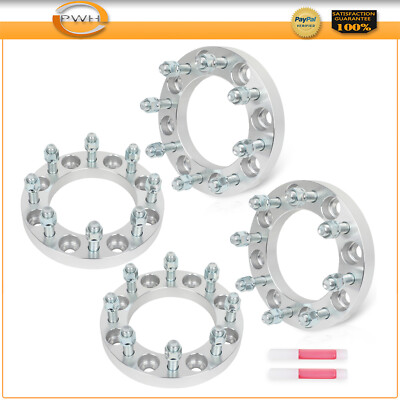 4x 1'' Thick 8x6.5 Wheel Spacers 9/16'' Studs for Ram 2500 3500 2011 & Ford E-250
