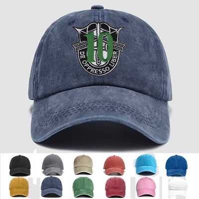 Custom Embroidered Hat 10th Special Forces Group Crest Green 10, Veteran Cap