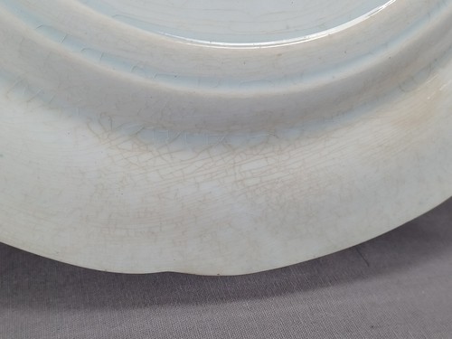 Enoch Holz Compton Verney Warwickshire dunkelblau Transfergeschirr 8 3/4 Zoll Teller - Bild 12 von 12