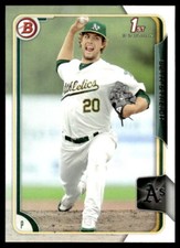 Seth Streich 2015 Bowman Prospects #BP96 Oakland Athletics