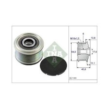 INA 535 0102 10 ALTERNATOR FREEWHEEL CLUTCH FOR ,DACIA,LADA,MAHINDRA RENAULT,NIS