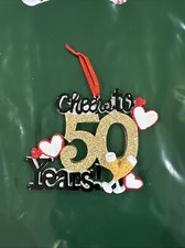 Cheers To 50 Th Years  Personalized Christmas Ornament