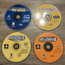 Tony Hawk Pro Skater 1 2 3 4 Lot Disc Only PlayStation PS1 1-4