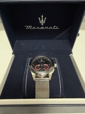Maserati Traguardo 45mm CHR Black Dial Stainl...