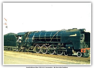 South African Class 15E 4-8-2   train railroad _issue4