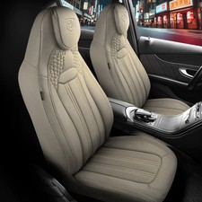 Sitzbezüge (Pilot) passend für Chevrolet Cruze in Beige mit Rückentasche