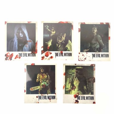 The Evil Within 5 Sammelkarten - Tango Gameworks Bethesda 2014 ZeniMax Media