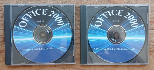Windows Win Microsoft Office 2000, Set of 2 CDs