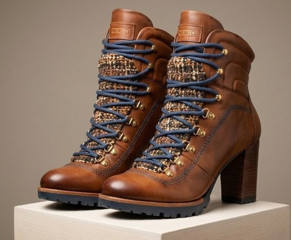 Women Pikolinos Ankle Boots Brown Leather 41