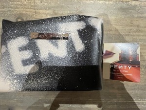 FENTY Limited Edition Makeup Bag Cosmetic Pouch And Fenty Perfume 1.5 ml 0.05 Oz