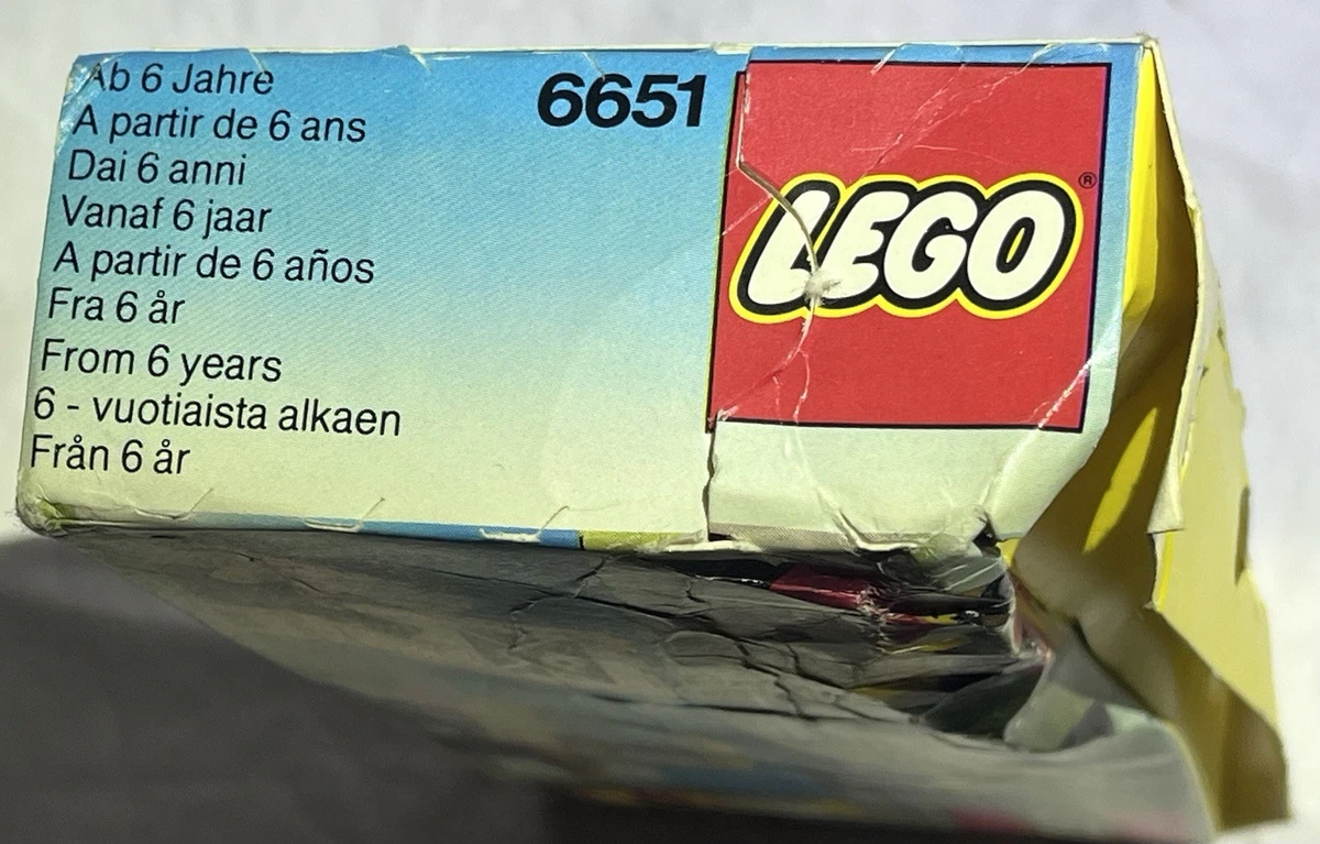 LEGO 6651 LEGOLAND Postwagen mit Minifigur, NEU UND UNGEÖFFNET -Rarität von 1982