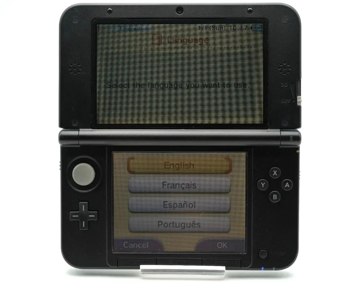 REGION FREE] Nintendo 3DS XL LL Black Console [Rank A/B] English