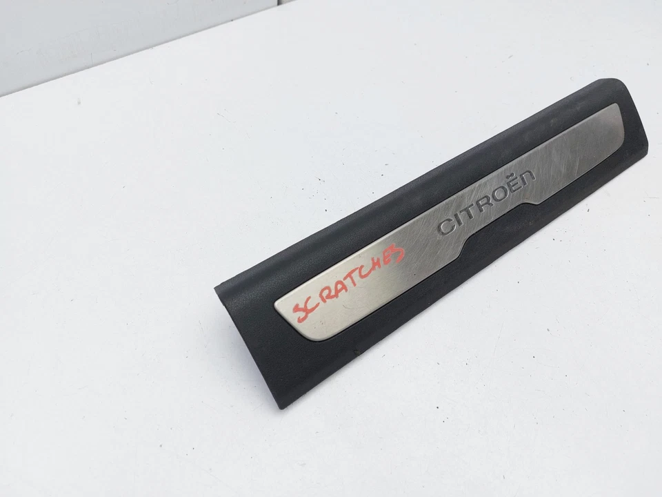 DOOR SILL TRIM FRONT RIGHT DRIVER SIDE 9677703377 CITROEN C4 PICASSO MK2 2017 - Image 4 of 4