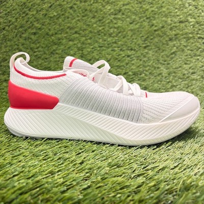 Allbirds Tree Gliders Womens Size 8 White Red Athletic Running Shoes Sneakers