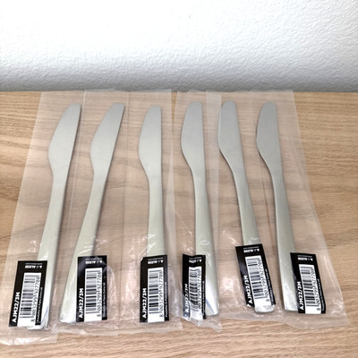 Alessi KnifeForkSpoon AJM22/3M Table Knife - shiny finish, Set of