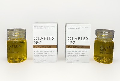 2x Olaplex No 7 Bonding Oil Boosts Shine Strengthens Repairs .25oz 7.5ML TRAVEL