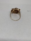 Vintage Citrine 14 K Gold Ring Cluster — photo 6